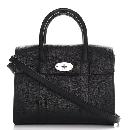 Mulberry Natural Grain Leather Small New Bayswater Black 1 of 6