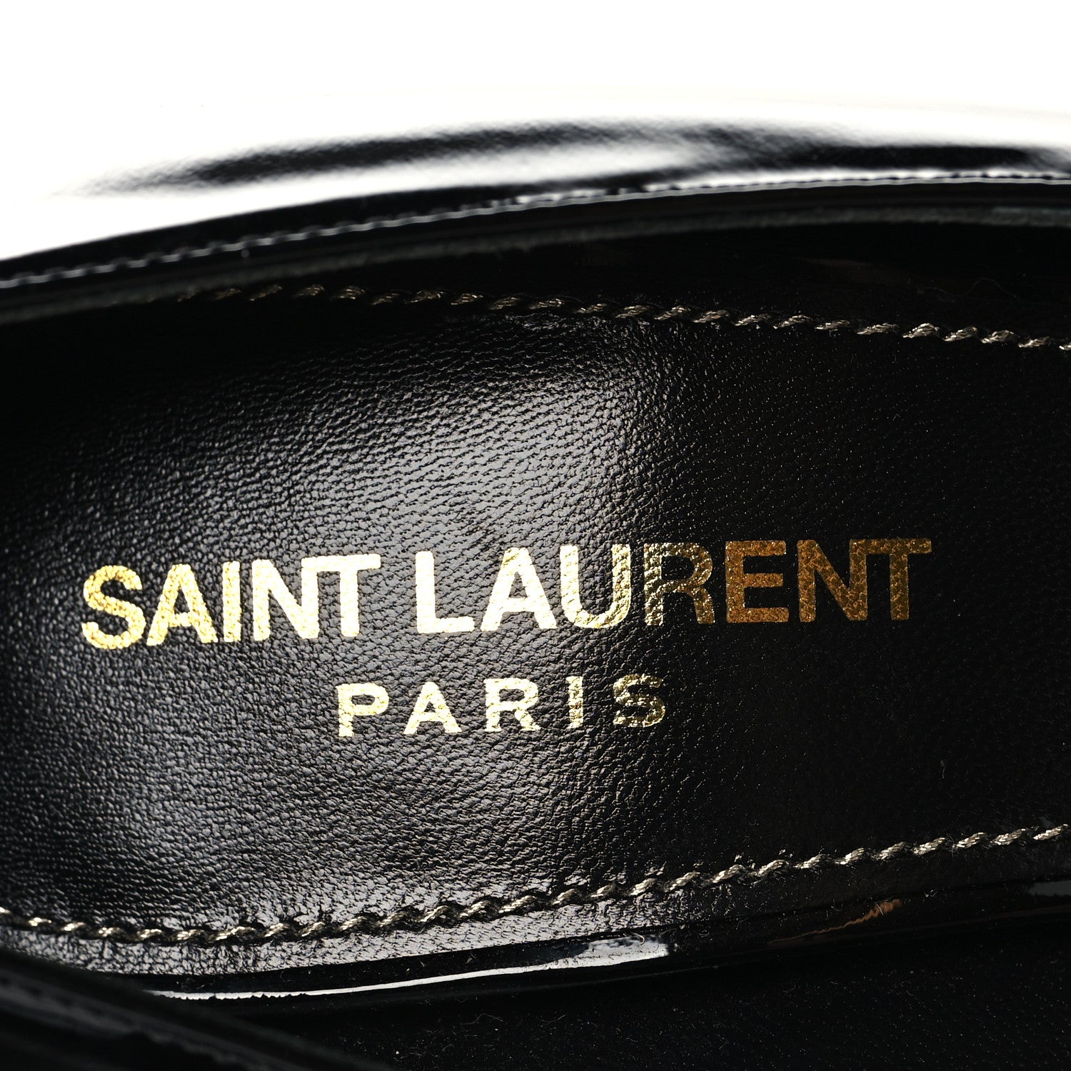 Saint Laurent Patent Opyum 110 Pumps 37 Black 9 of 10