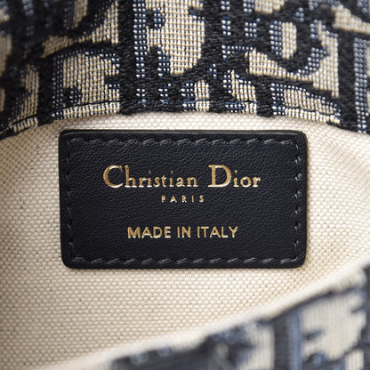 Christian Dior Oblique Saddle Belt Bag Blue 6 of 8
