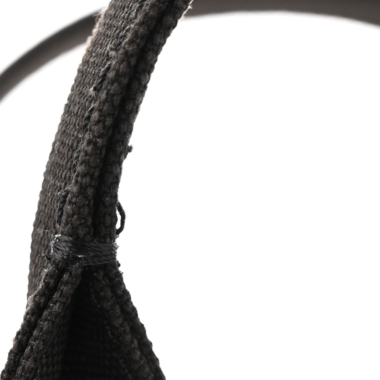 Cotton Canvas Small The Traveler Tote Bag Black