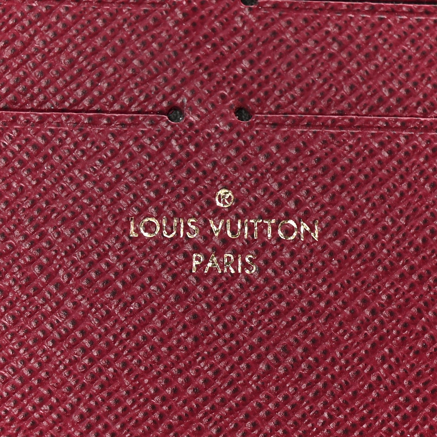 Calfskin Felicie Card Holder Insert Fuchsia