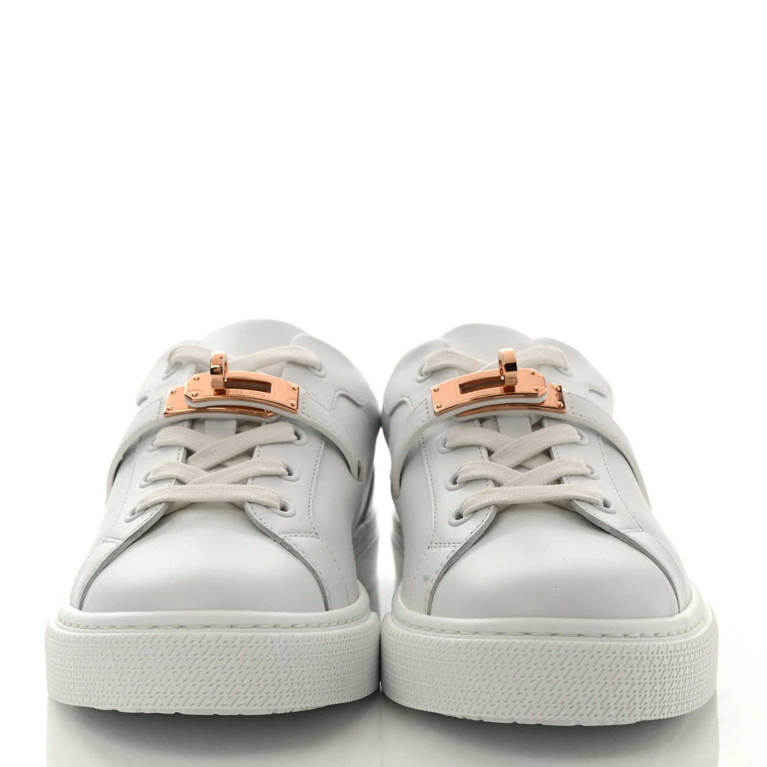 Hermes Calfskin Day Sneakers 37.5 White 2 of 11