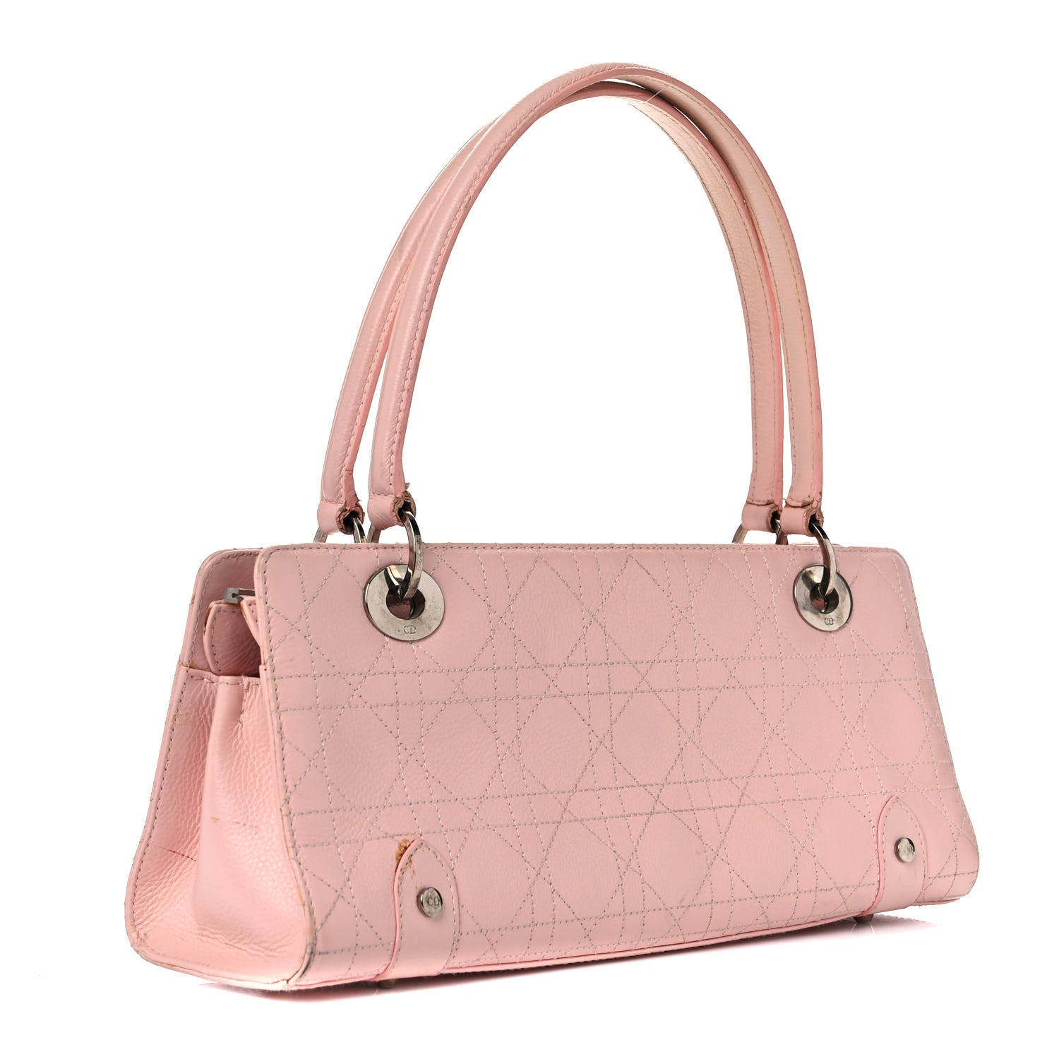 Christian Dior Lambskin Cannage Soft Lady Dior East West Light Pink 3 of 53