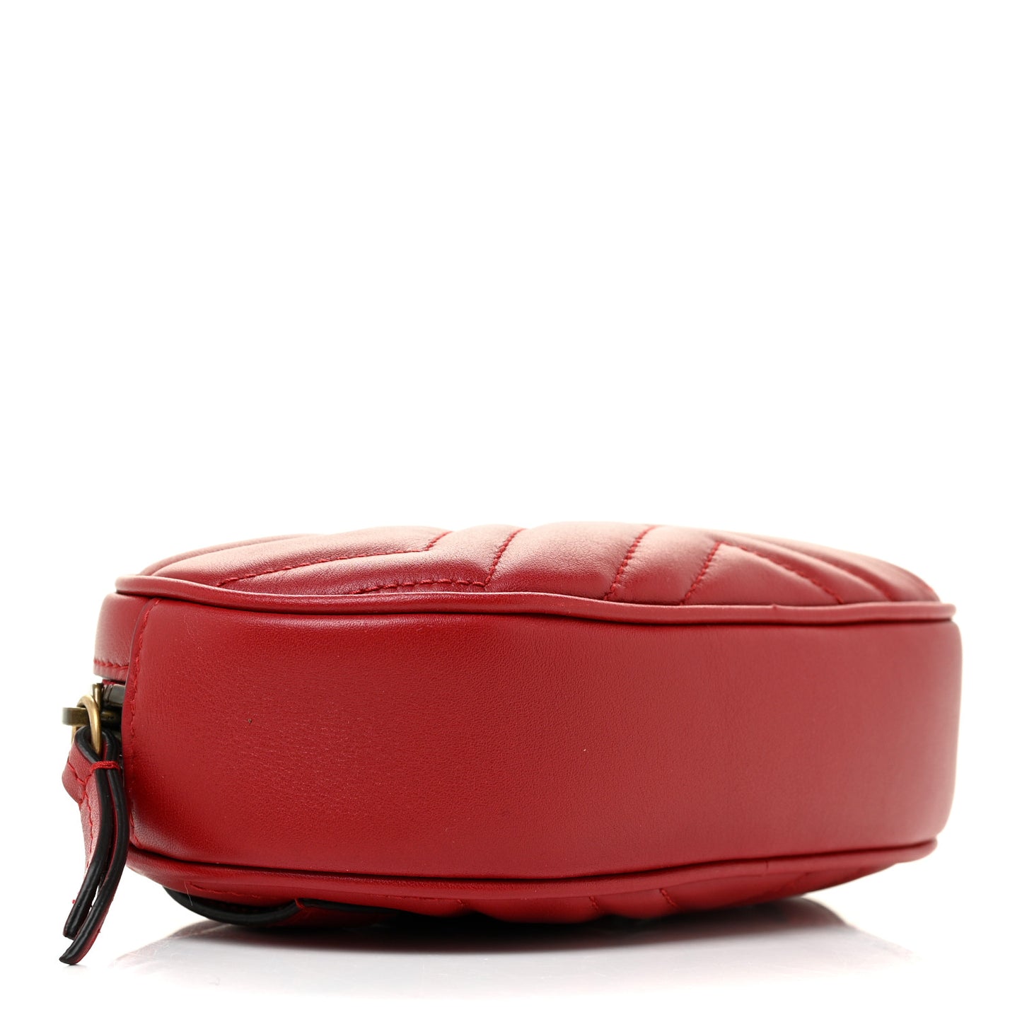 Calfskin Matelasse GG Marmont Belt Bag 85 34 Hibiscus Red