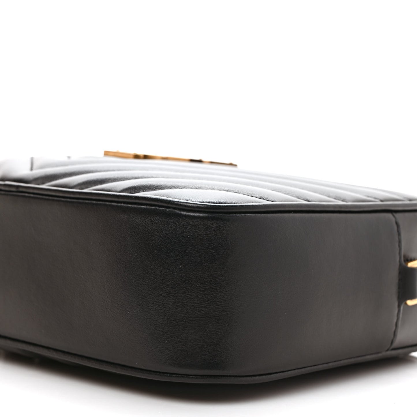 Calfskin Matelasse Monogram Lou Camera Bag Black