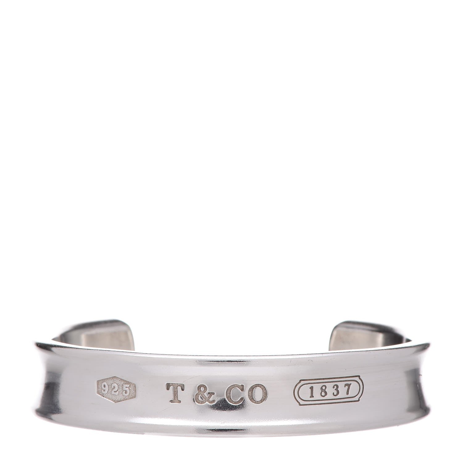 Tiffany Sterling Silver 1837 Cuff Bracelet 1 of 10