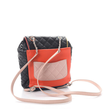 Chanel Lambskin Quilted Large Cuba Urban Spirit Backpack Black 3 of 9