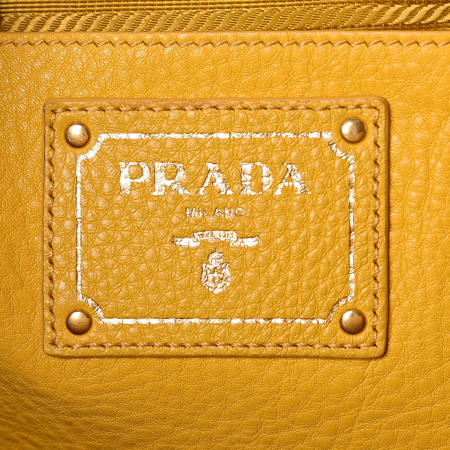 Prada Vitello Daino Tote Mimosa 7 of 24