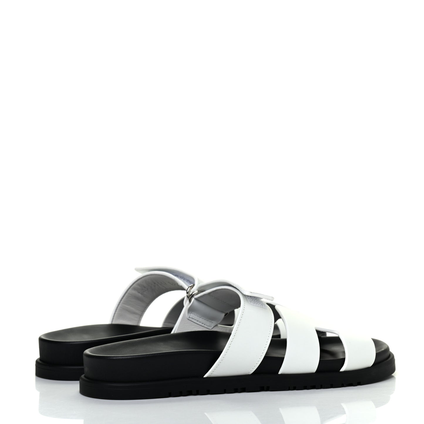 Calfskin Womens Chypre Sandals 39 White