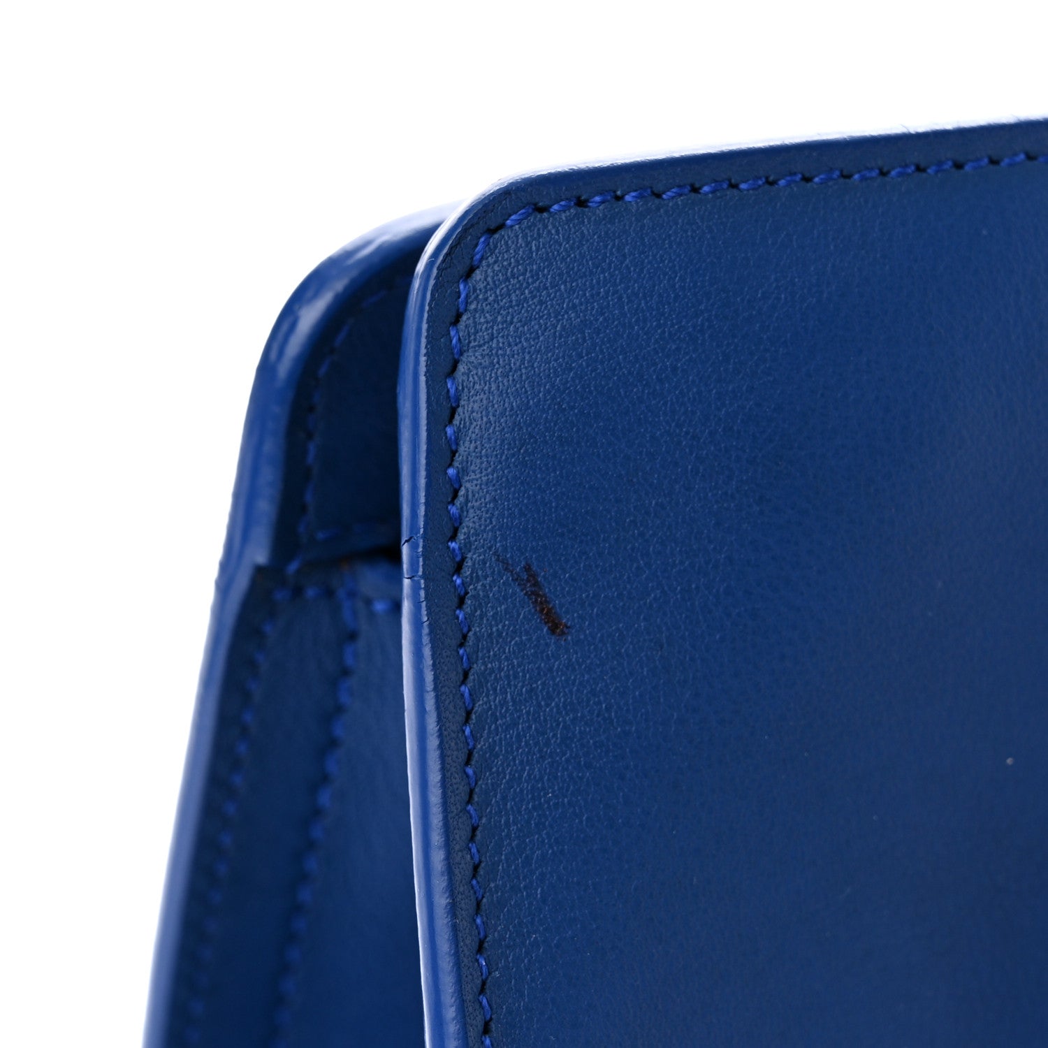 Saint Laurent Calfskin Monogram Baby Cabas Blue Majorelle 9 of 9