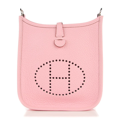 Hermes Taurillon Clemence Evelyne TPM Rose Sakura 1 of 10