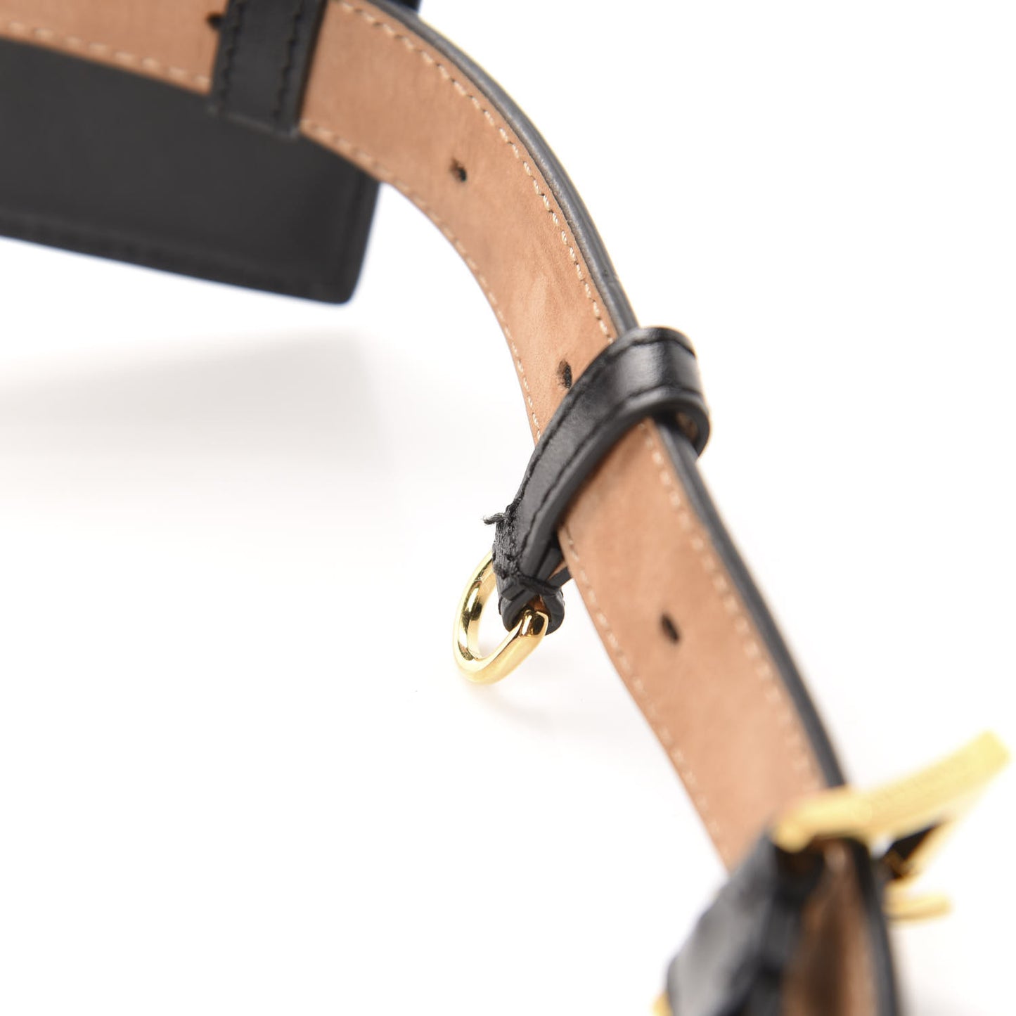 Smooth Calfskin Quilted Check TB Envelope Belt Bag Black