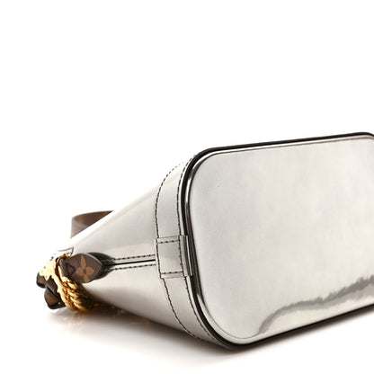 Louis Vuitton Patent Monogram Miroir Mirror Mini Alma Gris Metal 7 of 9