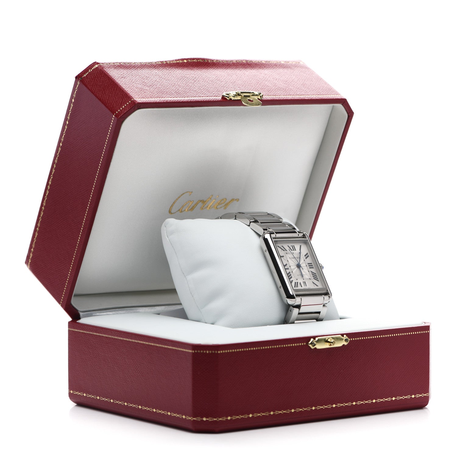 Cartier Stainless Steel 31mm Tank Must Automatic Watch 5 of 5
