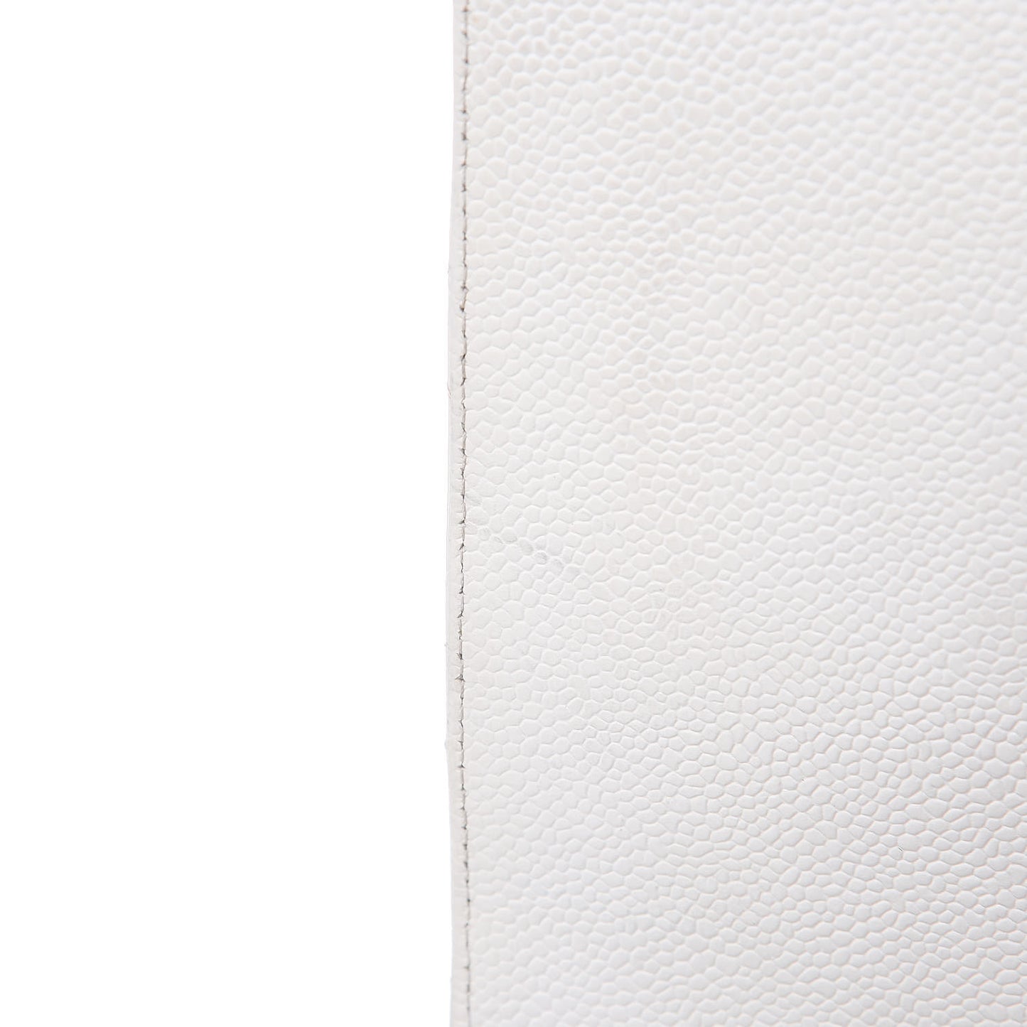 Caviar Quilted Maxi Single Flap White