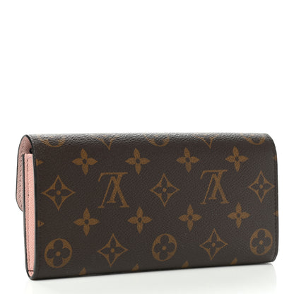 Louis Vuitton Monogram Emilie Wallet Rose Ballerine 3 of 10