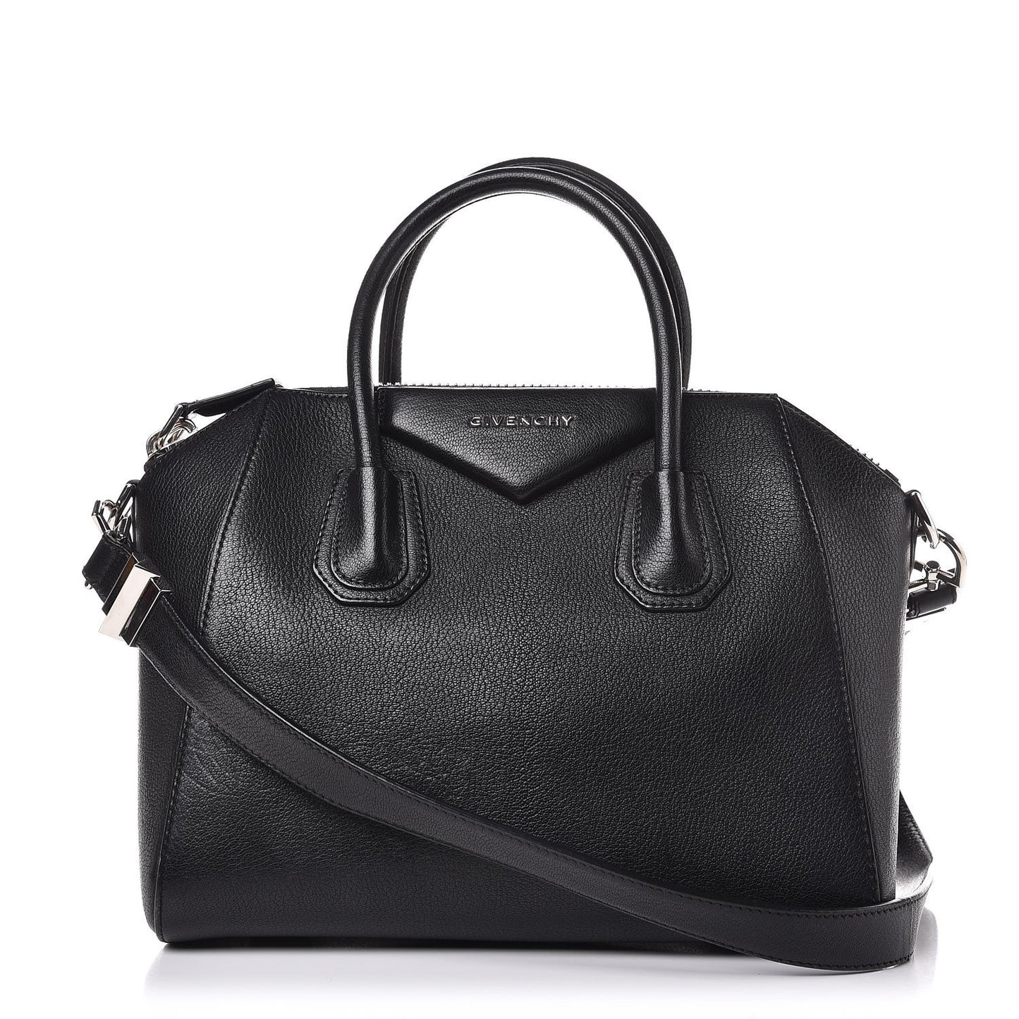 Sugar Goatskin Small Antigona Black