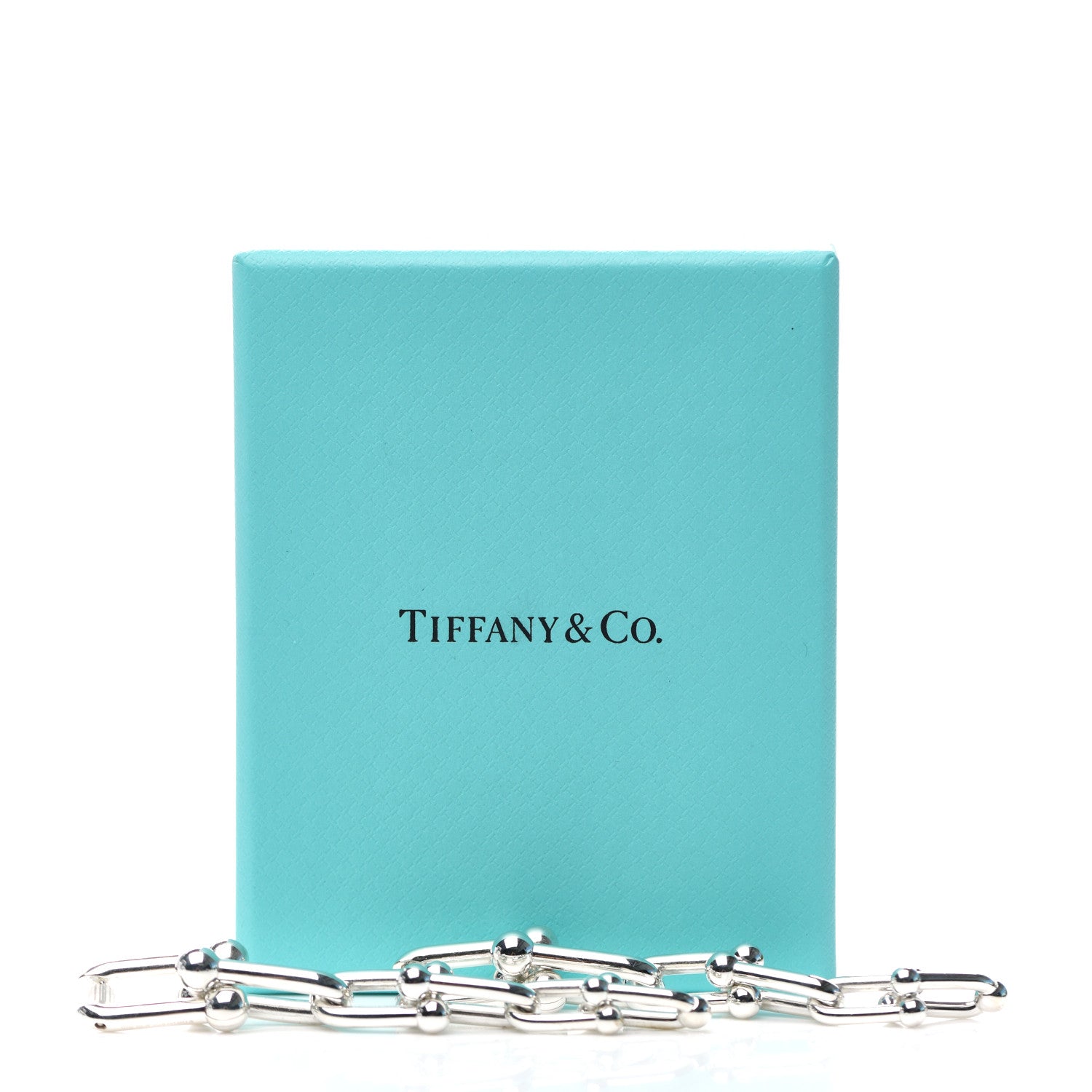 Tiffany Sterling Silver HardWear Graduated Link Earrings 5 of 5