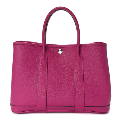 Hermes Vache Country Garden Party 30 TPM Rose Pourpre 1 of 16