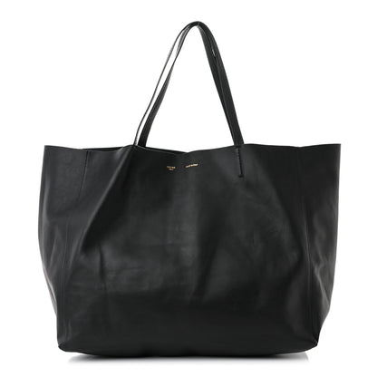 Celine Lambskin Horizontal Cabas Black 1 of 10