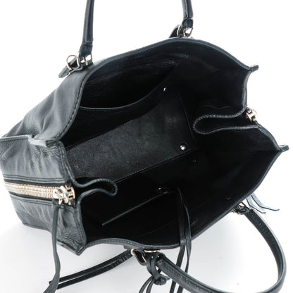 Balenciaga Veau Papier A6 Zip Around Tote Black 6 of 8