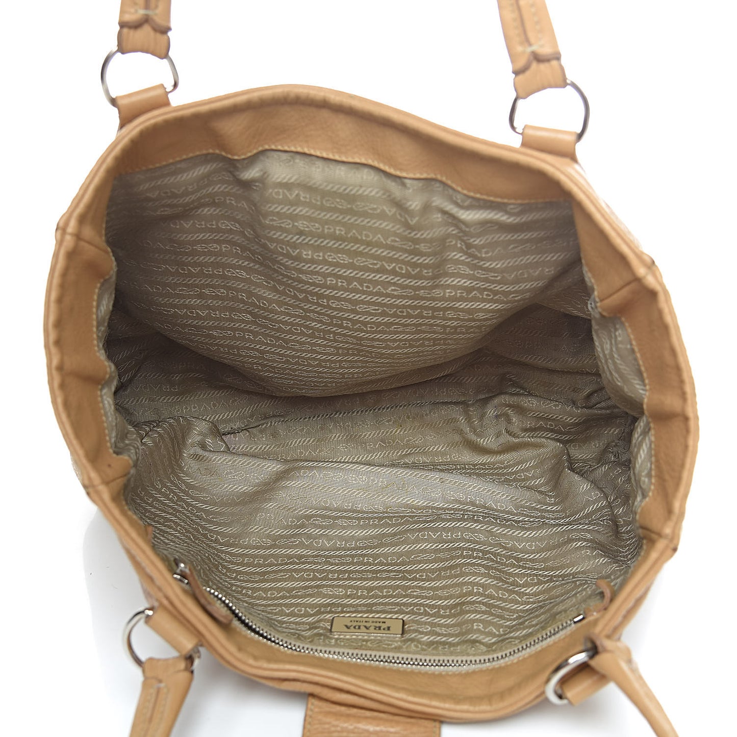 Vitello Daino Buckle Tote Sabbia