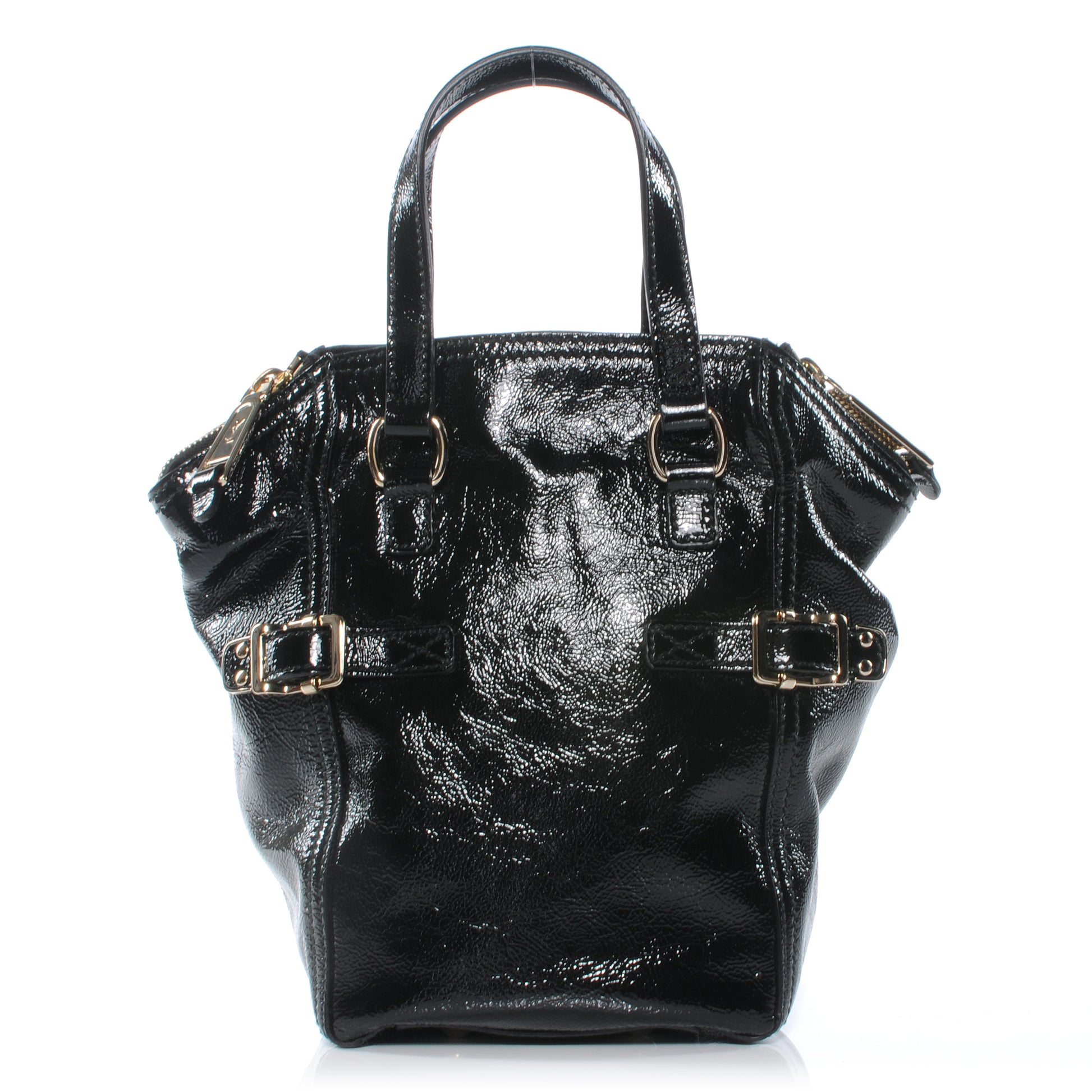 Saint Laurent Patent Mini Downtown Black 1 of 7