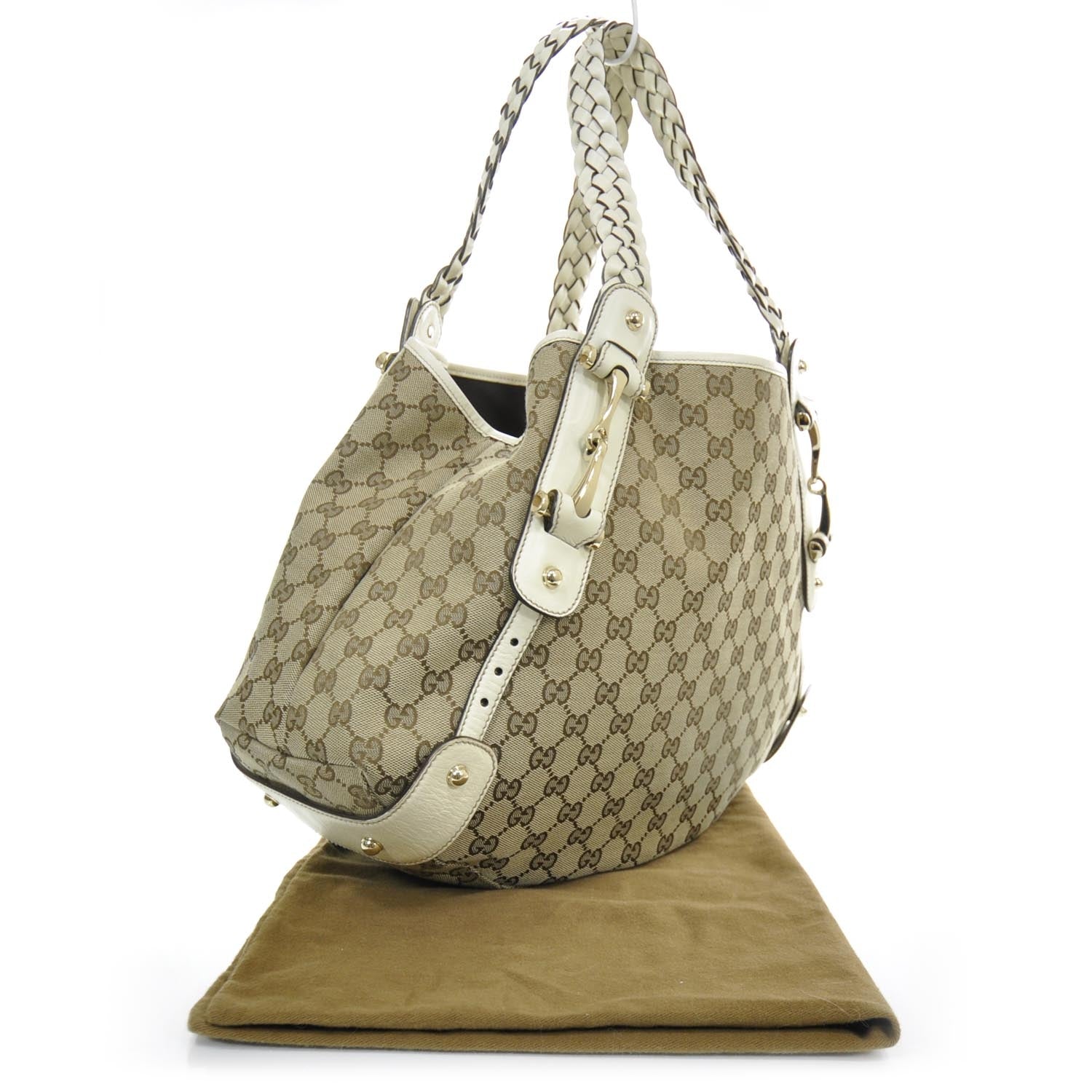 Gucci Monogram Pelham Tote Ivory 2 of 10