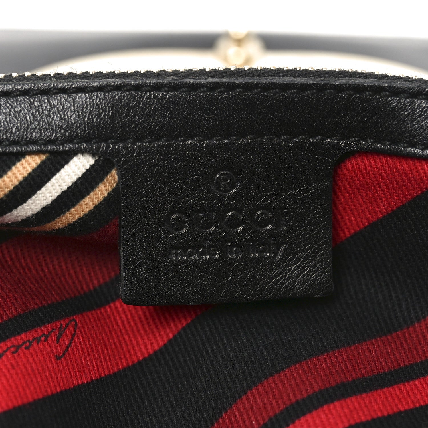 Gucci Calfskin Small Britt Shoulder Bag Black 6 of 10