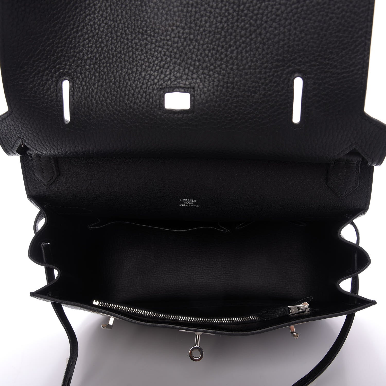 Hermes Taurillon Clemence Jypsiere 31 Black 5 of 9