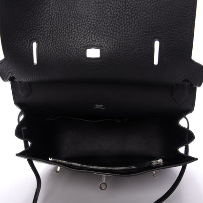 Hermes Taurillon Clemence Jypsiere 31 Black 5 of 9