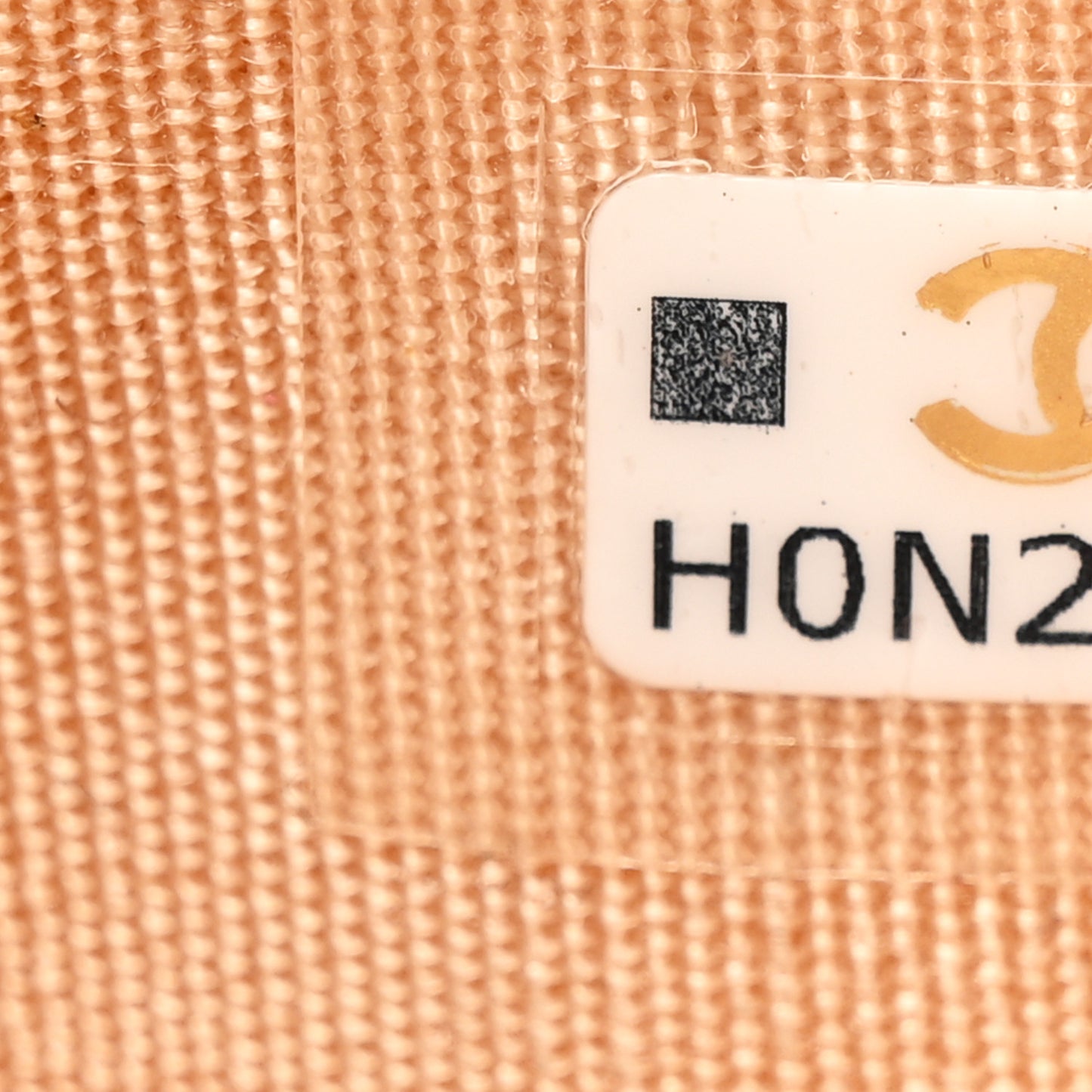 Caviar Quilted Card Holder Beige