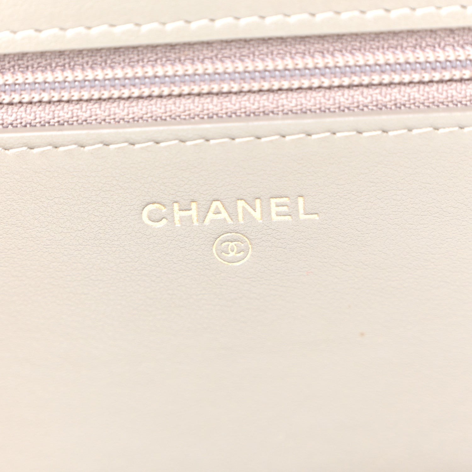 Chanel Caviar Quilted Boy Wallet On Chain WOC Grey 6 of 12