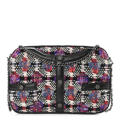Chanel Tweed Lambskin Girl Shoulder Bag Multicolor Black 1 of 9