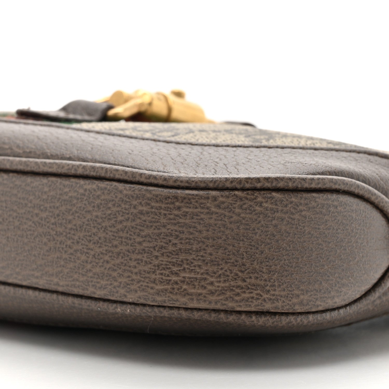 Gucci X BALENCIAGA BB Supreme Monogram Calfskin Web Mini Jackie 1961 Hobo Beige Ebony 10 of 11