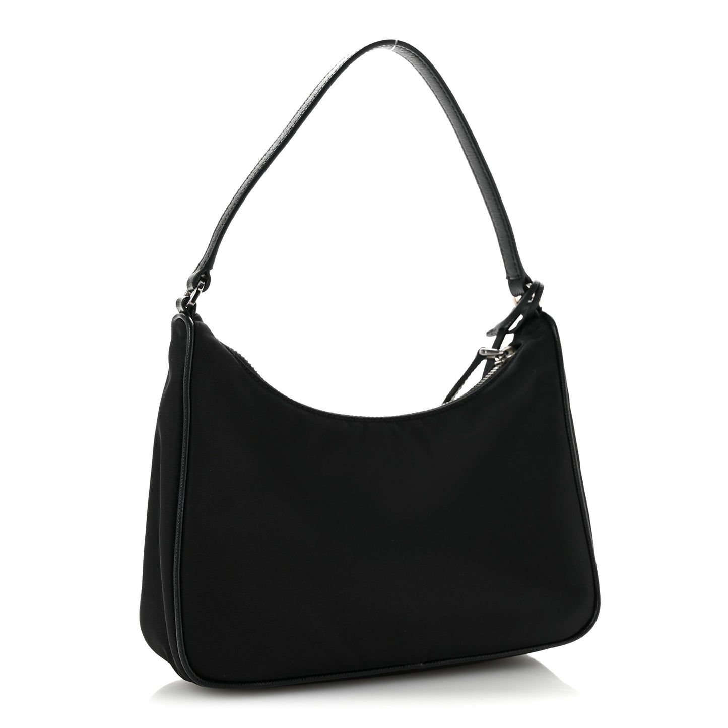 Tessuto Nylon Saffiano Mini Re-Edition 2005 Bag Black
