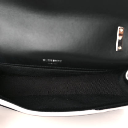 Burberry Calfskin Zebra Print Lola Bag Black White 5 of 9
