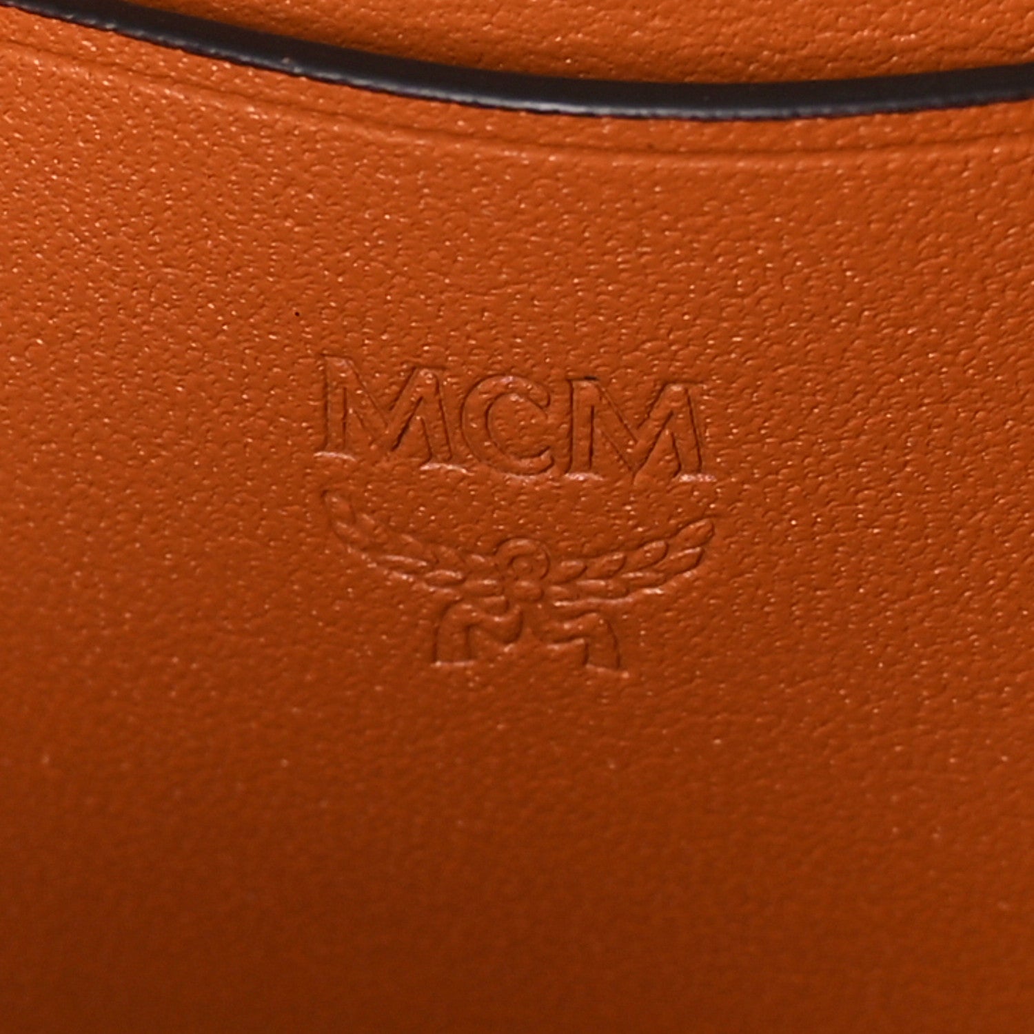 MCM Visetos Mini Gretl Crossbody Cognac 6 of 10