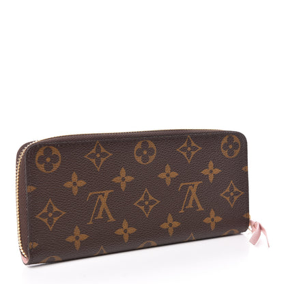 Louis Vuitton Monogram Clemence Wallet Rose Ballerine 3 of 9