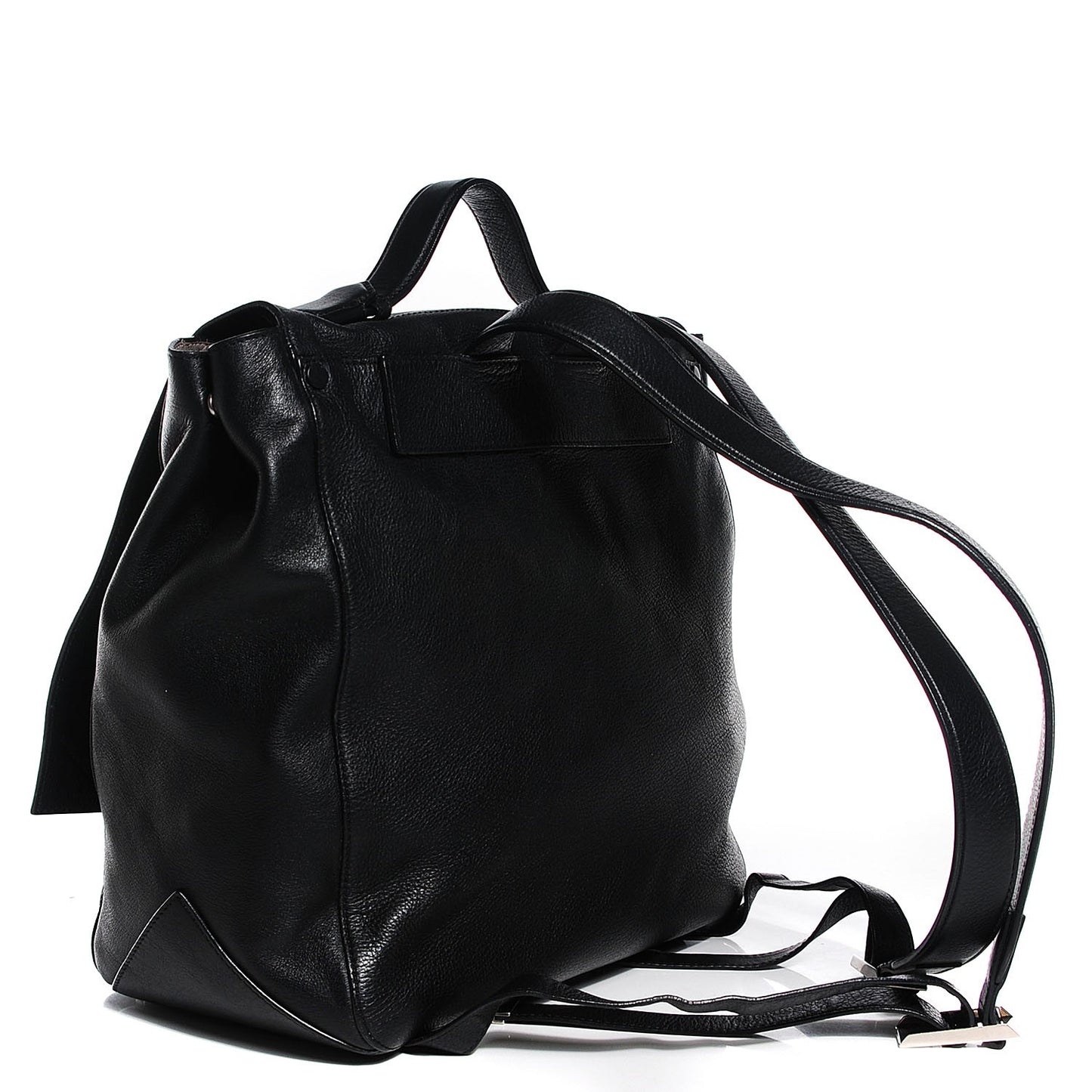 Calfskin Large PS Backpack Black