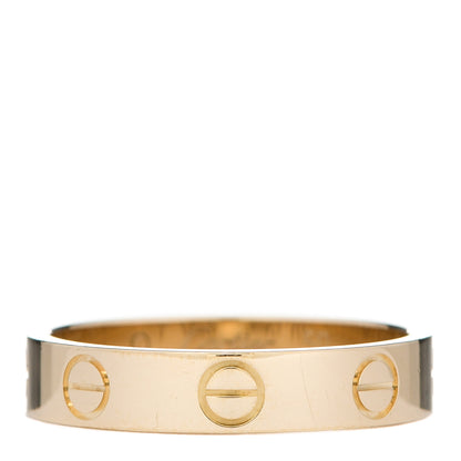 Cartier 18K Yellow Gold 3.5mm LOVE Wedding Band Ring 50 5.25 1 of 7