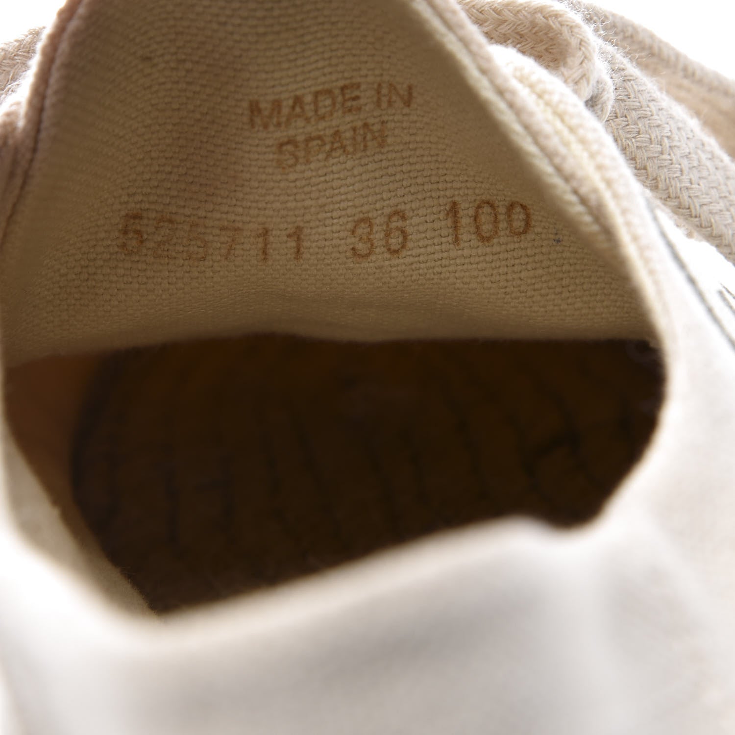 Gucci Canvas Logo Lace-Up Platform Espadrilles 36 Greggio Grege 10 of 11