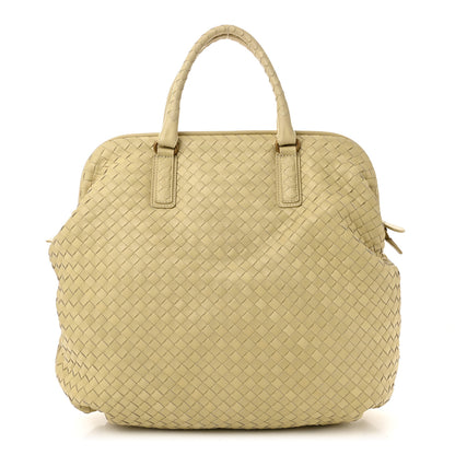Bottega Veneta Nappa Intrecciato Frame Tote Colonial 1 of 11