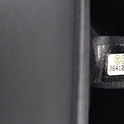 Chanel Lambskin Quilted Medium Boy Flap Black 7 of 13