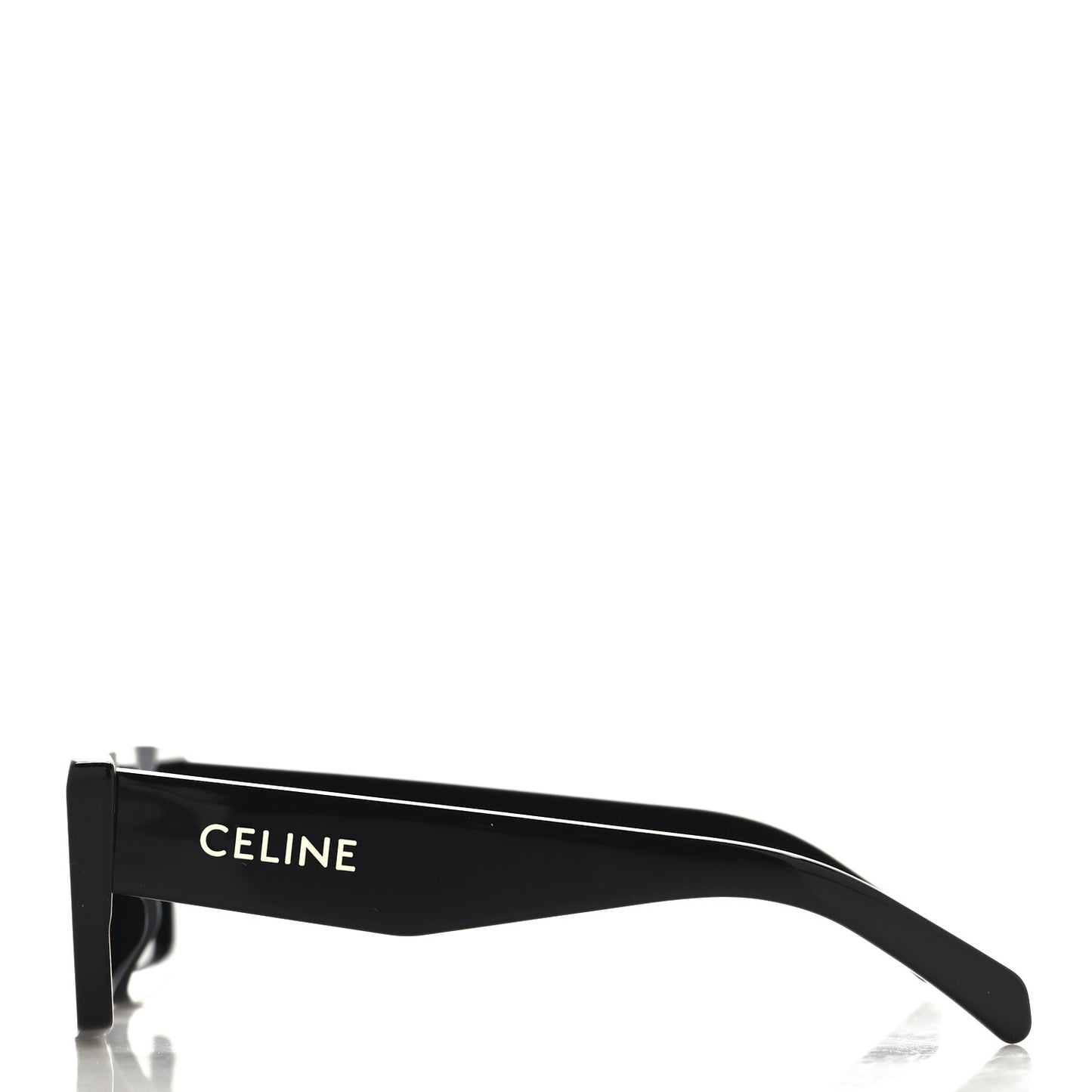 Acetate Monochroms Square Sunglasses CL40214U Black