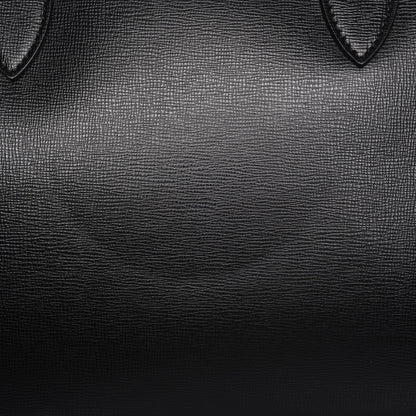 Burberry Textured Calfskin Barrow Briefcase Black 7 of 8