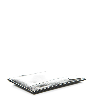 Prada Spazzolato Frame Card Holder Black 4 of 9