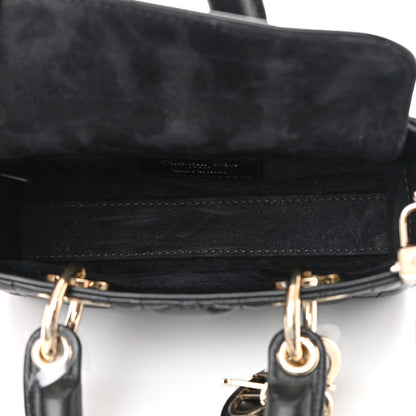Christian Dior Lambskin Cannage Micro Lady D-Joy Black 5 of 14