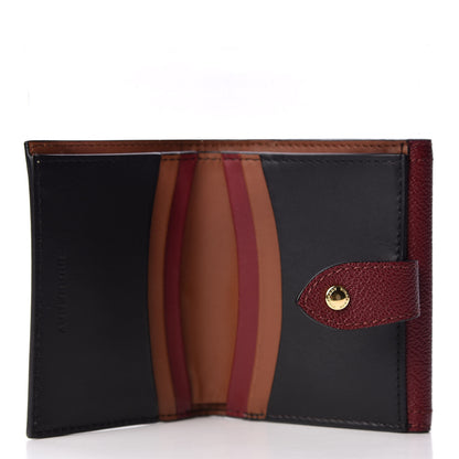 Burberry House Check Luna French Wallet Burgundy 4 of 10