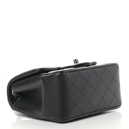 Chanel Lambskin Quilted Mini Square Flap So Black 4 of 10